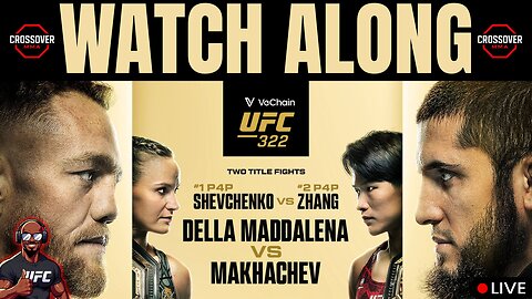 UFC 322 Jack Della Maddalena vs Islam Makhachev Main Card Watch Along!!!