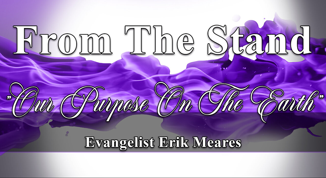 Our Purpose On The Earth | From The Stand | Erik Meares