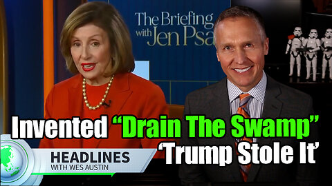 Pelosi Says Trump Stole Her Slogan ‘Drain the Swamp’