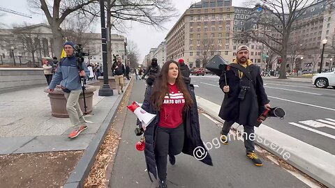 Secret Service Detained Counter Protestor Patricia Eguino In Washington D.C Today😂