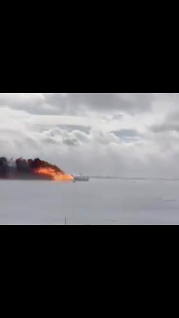 Shocking Video Of Plane Crash Bursting Into Flames Before Flipping At 'Toronto' Airport