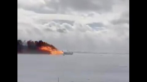 Shocking Video Of Plane Crash Bursting Into Flames Before Flipping At 'Toronto' Airport