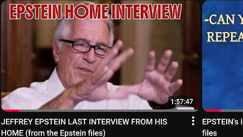 JEFFREY EPSTEIN LAST INTERVIEW FROM HIS HOME (from Epstein files) Steve Bannon [Jan 31 2026]