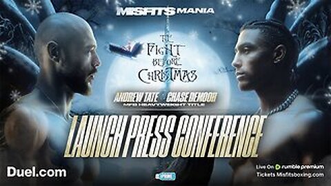 ANDREW TATE VS CHASE DEMOOR OFFICIAL PRESS CONFERENCE