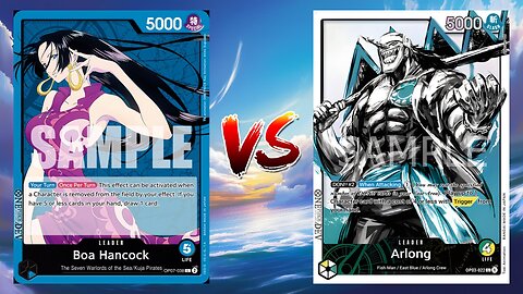 One Piece TCG Boa Hancock VS Kaido And Arlong!!