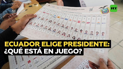 Ecuador acude a las urnas para elegir presidente: ¿qué hay en juego?