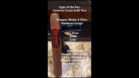 Camacho Corojo 6x50 Toro #Shorts #Short #CigarOfTheDay #CigarReview #Review