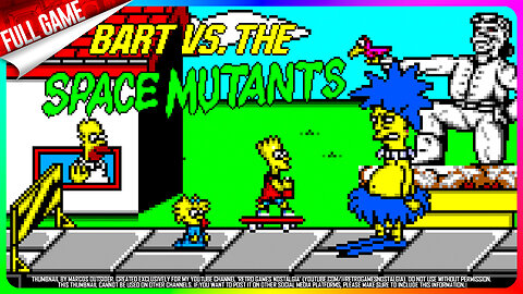 Bart vs. the Space Mutants (Master System - EU/NTSC) Longplay