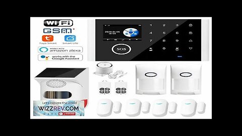 WIFI GSM Alarm System Kits Tuya Smart Home Wifi Door Sensor Doorbell Review