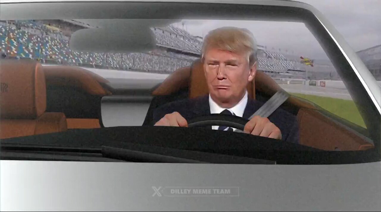 Trump at Daytona 500
