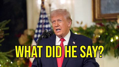 Your reaction to Trump's Address to the Nation - Pastor Scott Show