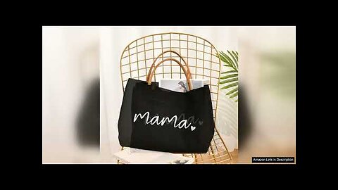 kifasyo Mom Mama Bag Mother Gifts Momlife Tote for Hospital, Shopping, Beach, Review