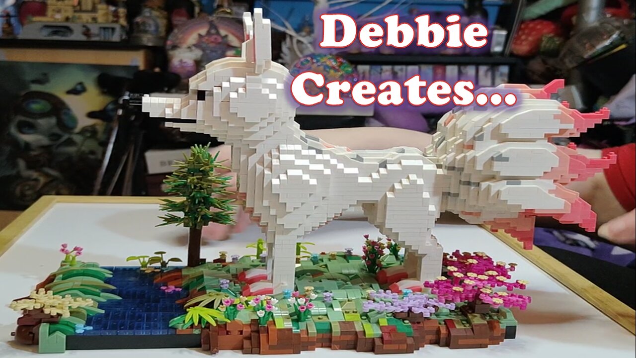 Kitsune Nine-Tailed Fox Spirit Building Blocks - Create Build & Review