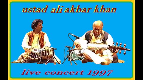 USTAD ALI AKBAR KHAN---LIVE CONCERT 1997