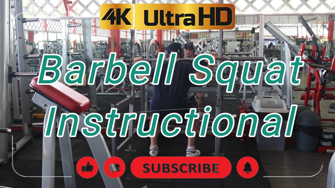 🏋️♂️🔥 Master the KING of Lifts: Barbell Squats for Ultimate Strength 💪 #trainerdavid #instructional