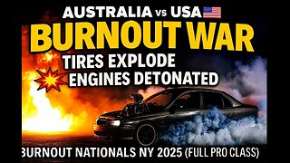 USA vs Australia BURNOUT SHOWDOWN! 💥 Night of Fire, Smoke & Destruction | NY Nationals 2025