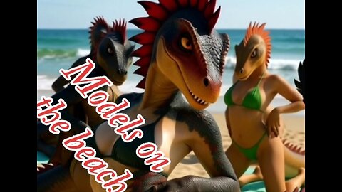 Models on the Beach