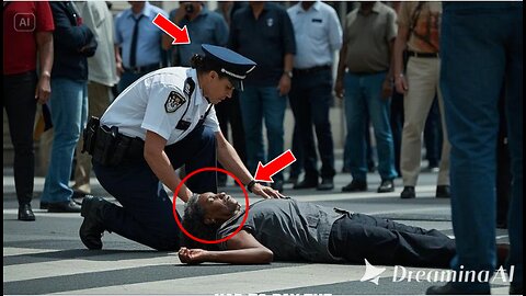 Police Help an Old Black Woman Passed Out on the Street, the Story Behind It Will Make You Cry