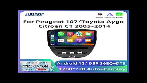 Android 11 2 Din Car Multimedia Player For Peugeot 107 Toyota Aygo Review