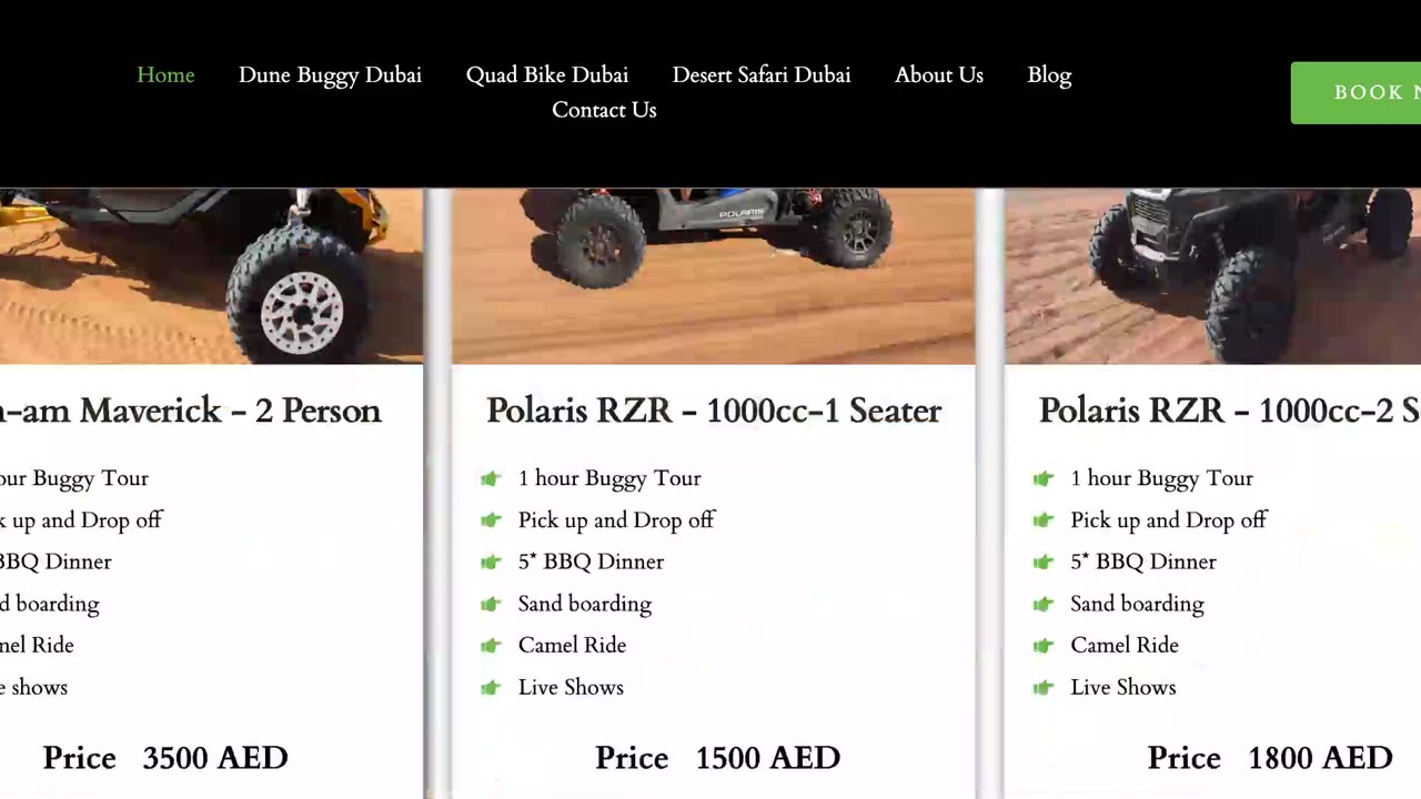 Dune Buggy Rental Dubai