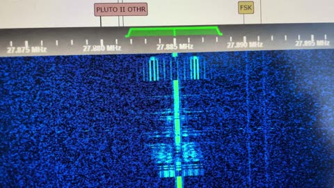 27.145 AM - American CB Radio Chatter Fading In (UK Based Receiver G8JNJ) - 21 Nov