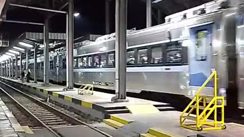 Train departure from