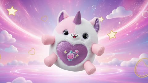 Magical Plush Cat-Unicorn Toy ✨ | Whimsical Fantasy Short