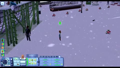 Sims 3 | Chaos Family Episode 15 - Alien Snow Day