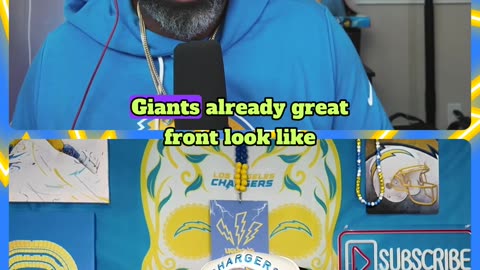 Herbert Running for His Life vs Giants ⚡ O-Line Struggles Exposed
