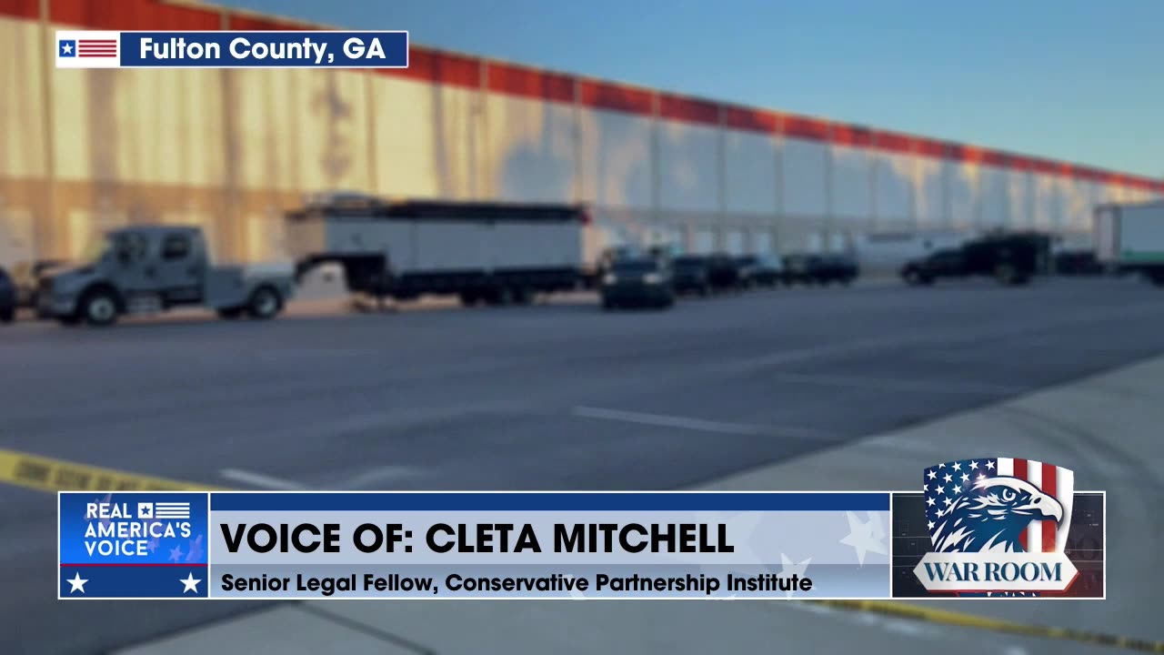 Cleta Mitchell Reads The Search Warrant For The 2020 Election Ballots At The Fulton County Election Office