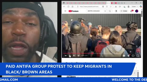 ANTIFA protest to keep BLACK & BROWN poor folks PROBLEMS in the HOOD