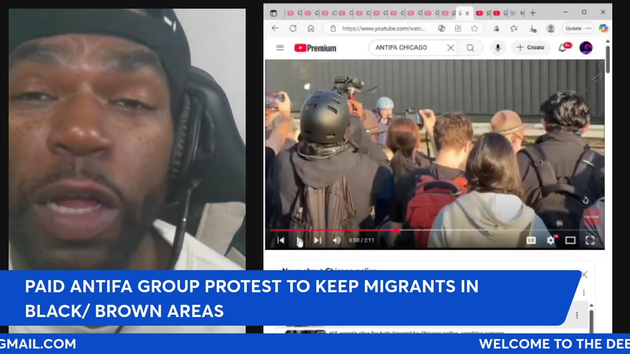 ANTIFA protest to keep BLACK & BROWN poor folks PROBLEMS in the HOOD