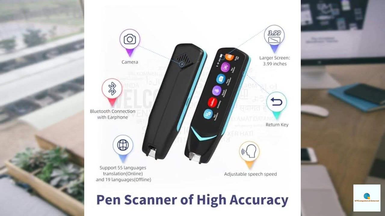 NEWYES Scan Reader Pen 4 Text to Speech Device