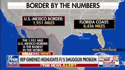 Florida’s border is over 8,000 miles & human trafficking rings from Communist China