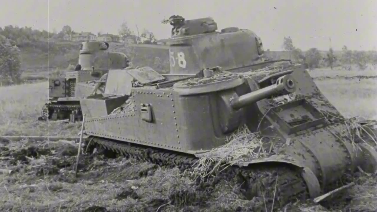 Soviet armored casualties during the Battle of Kursk in 1943