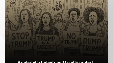 Vanderbilt students and faculty protest Trump's Higher Ed Compact