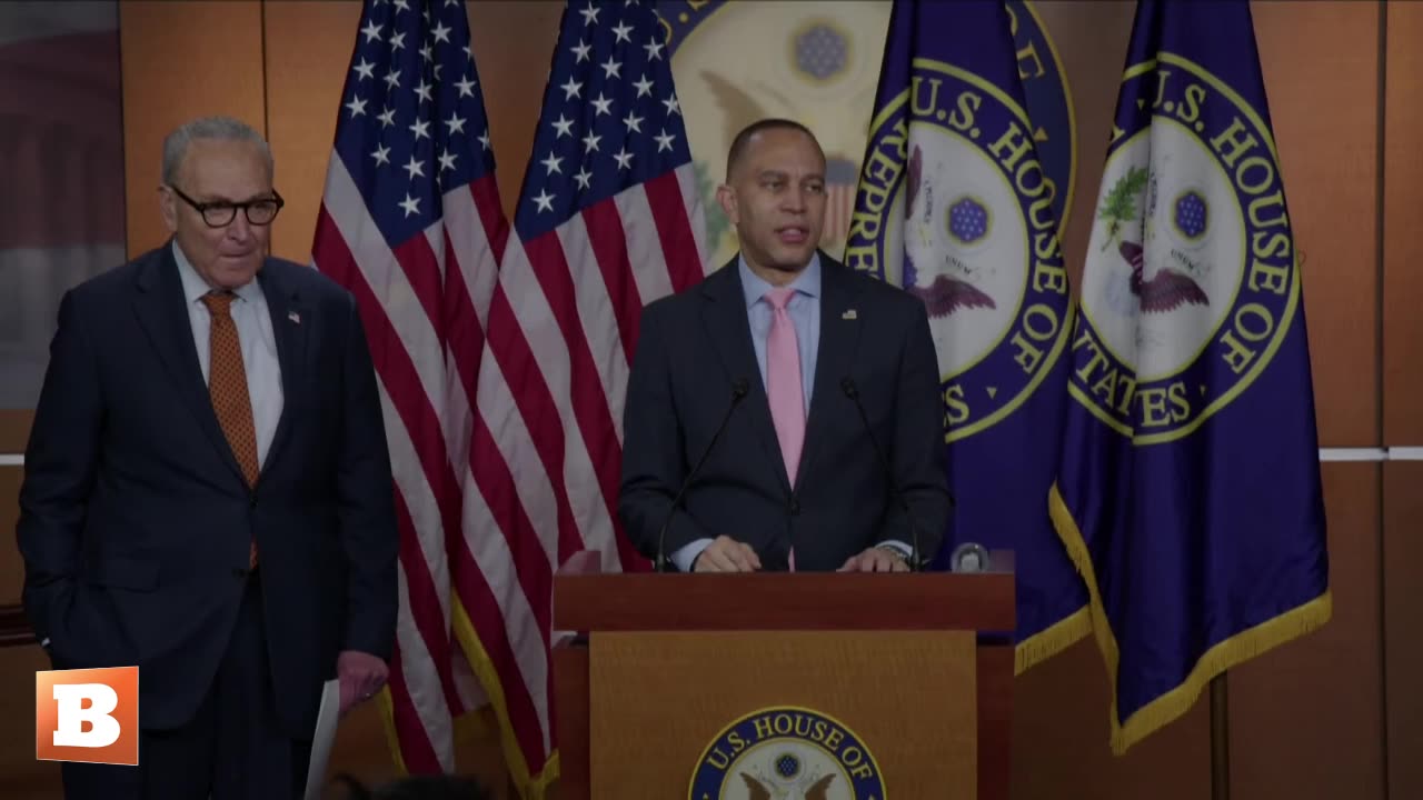 LIVE: Sen. Chuck Schumer & Rep. Hakeem Jeffries Hold Joint News Conference...