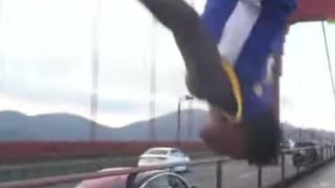 🎥IShowSpeed BackFlips On Golden Gate Bridge😨