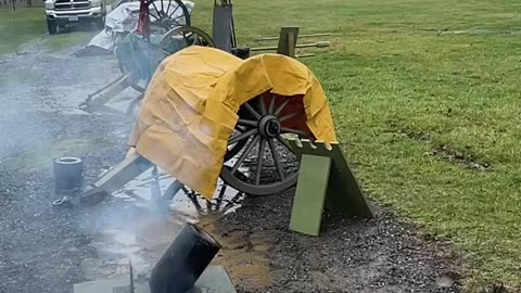 Slow Motion Mortar from a Recruit Skirmish