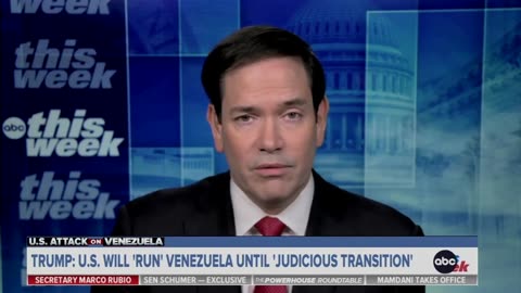 Marco Rubio Explains 'Legal Authority' Backing US Military Operations Targeting Venezuela