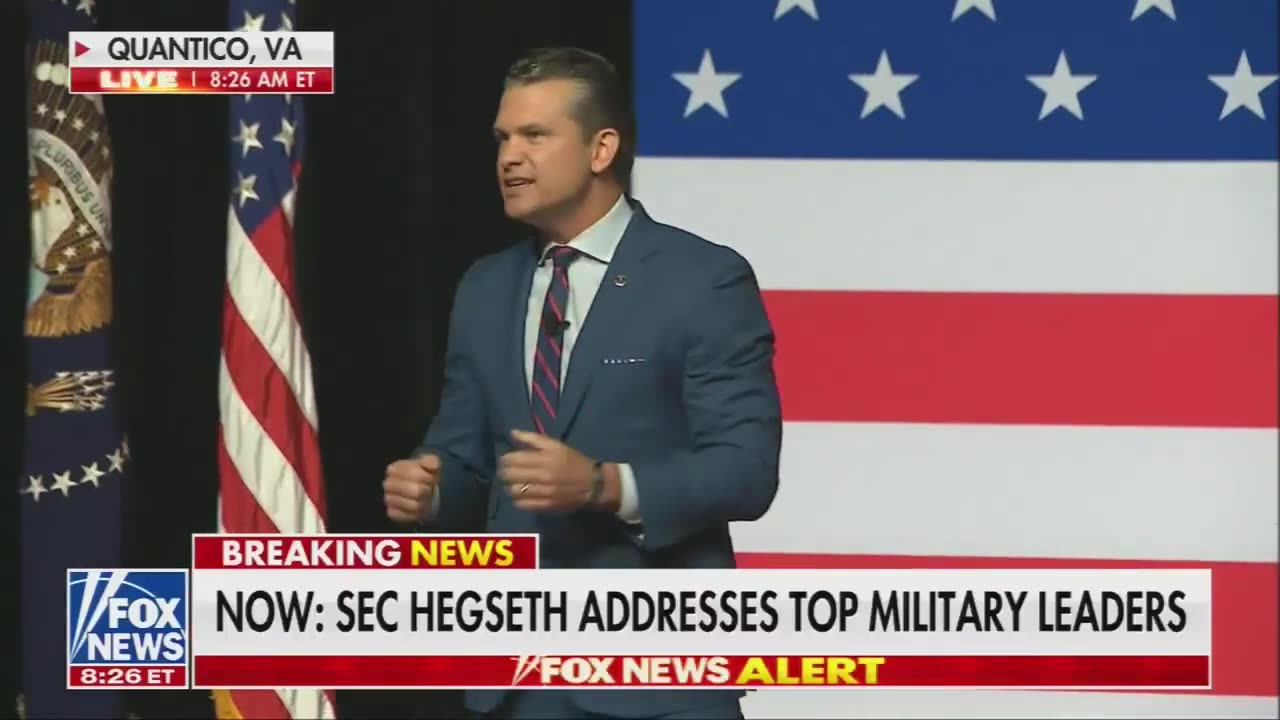 Secretary of War Hegseth: , we are done with that shit…"