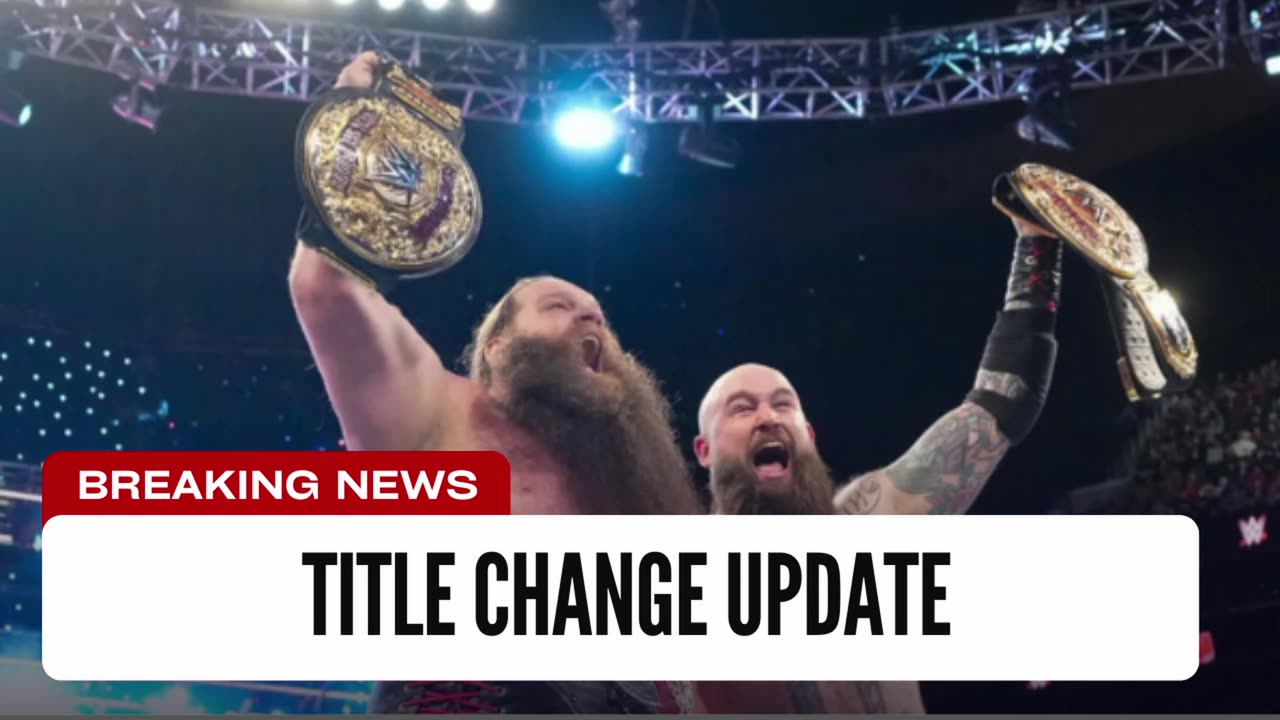 WWE Tag Team Title Update After Title Change