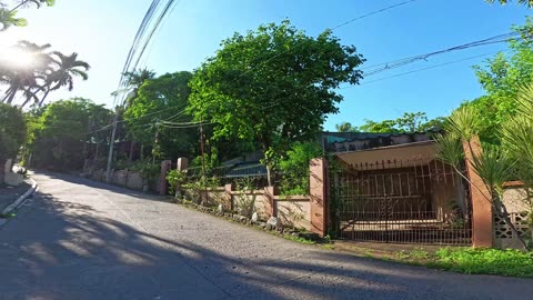 Ascending Street is Calle Conchita Lualhati in Taal, Batangas, Philippines