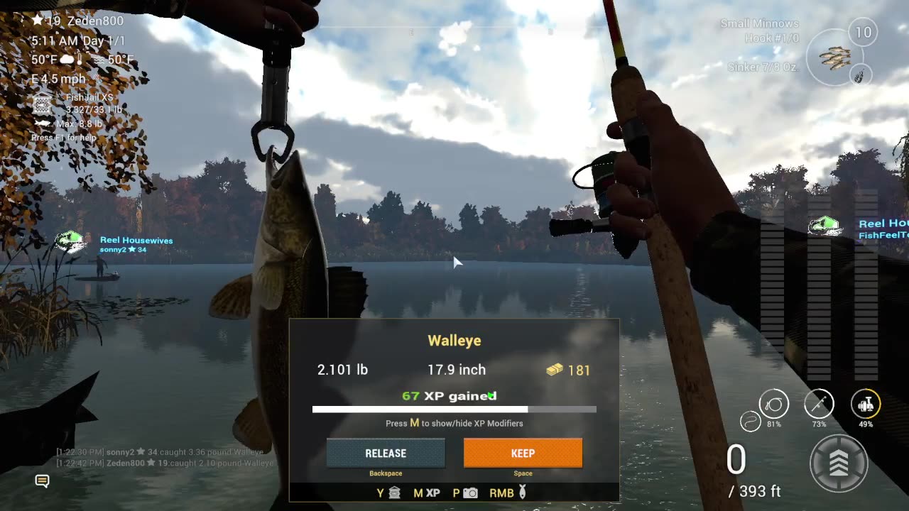 “Small Minnows, Big Walleye! 🐟 | Fishing Planet