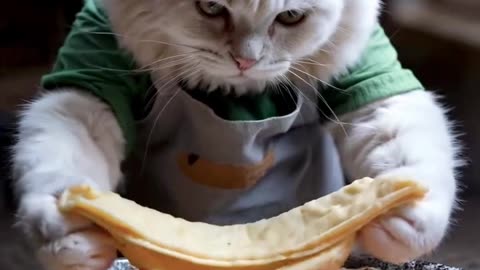 Cooking cat