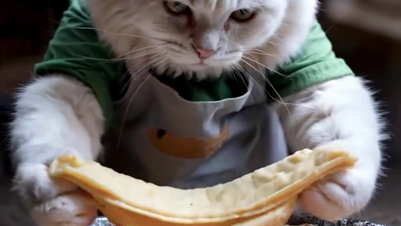 Cooking cat