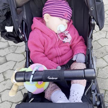 Baby Kayla Falls Asleep During a Stroller Walk 😴💕