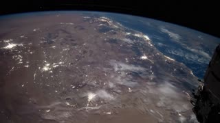 WATCH!!! ISS Timelapse - Full Moon over Europe and Middle East (14 Jan 2025)