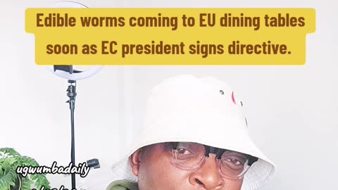 EC president approves edible worm in food products.