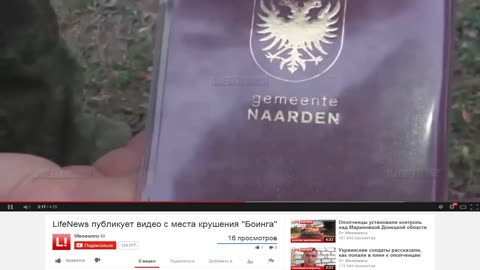 УДАЛЕННОЕ ВИДЕО ОТ LifeNews с места крушения малайзийского Боинга